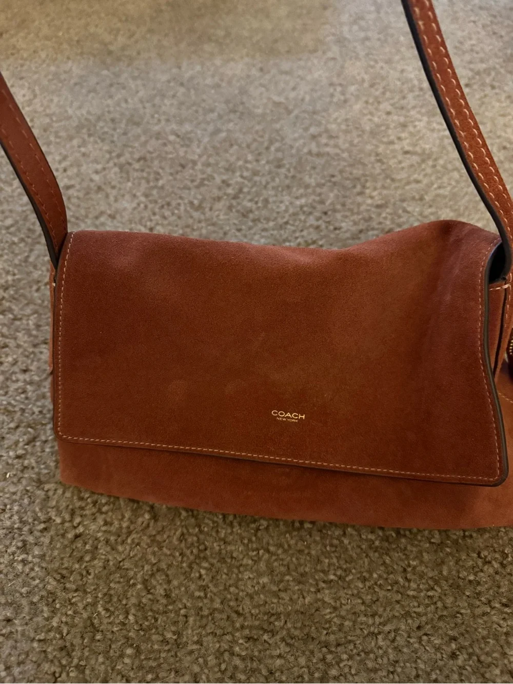 COACH Chelsea 30 in Clay Suede CDS58